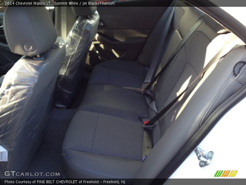 Summit White / Jet Black/Titanium 2014 Chevrolet Malibu LT