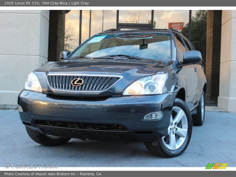 Flint Gray Mica / Light Gray 2005 Lexus RX 330