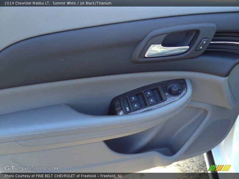 Summit White / Jet Black/Titanium 2014 Chevrolet Malibu LT