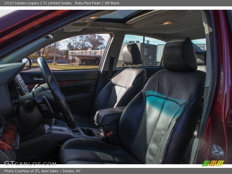 Ruby Red Pearl / Off Black 2010 Subaru Legacy 2.5i Limited Sedan