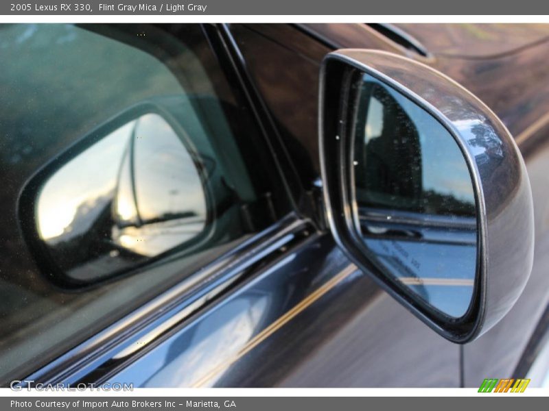 Flint Gray Mica / Light Gray 2005 Lexus RX 330