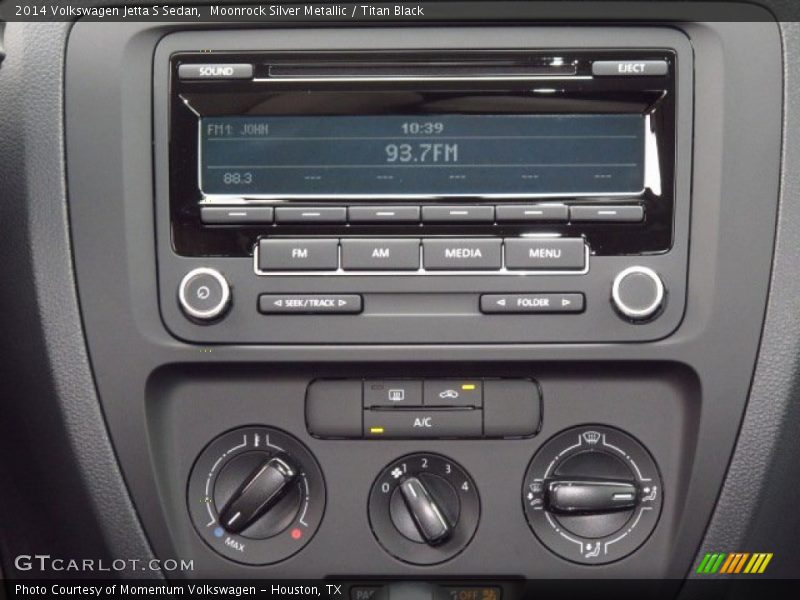 Moonrock Silver Metallic / Titan Black 2014 Volkswagen Jetta S Sedan