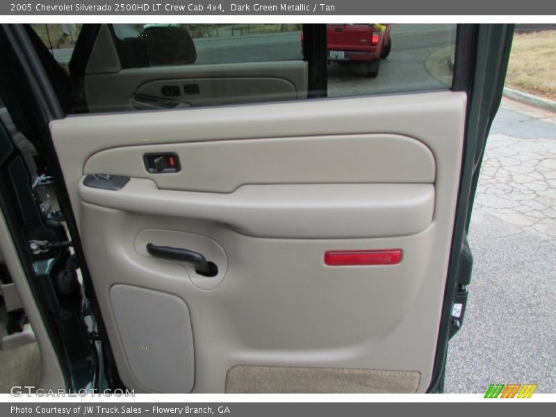 Dark Green Metallic / Tan 2005 Chevrolet Silverado 2500HD LT Crew Cab 4x4