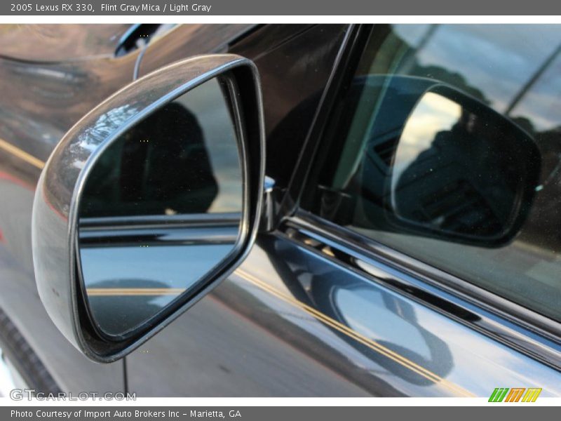 Flint Gray Mica / Light Gray 2005 Lexus RX 330