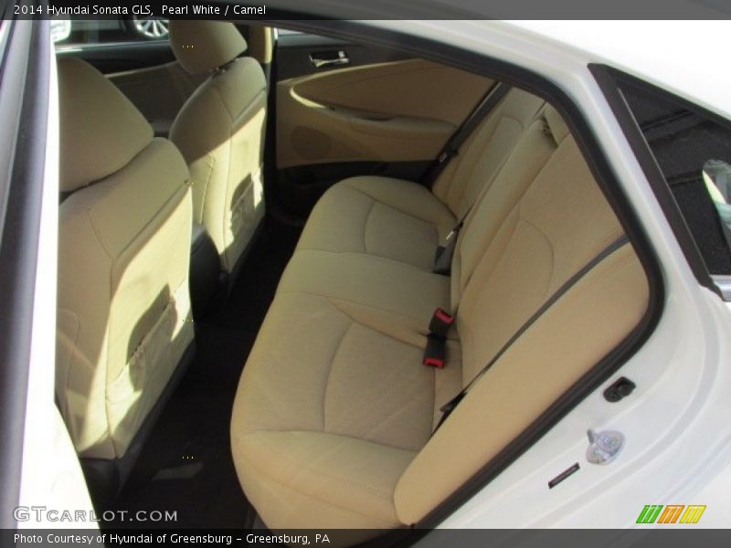 Pearl White / Camel 2014 Hyundai Sonata GLS