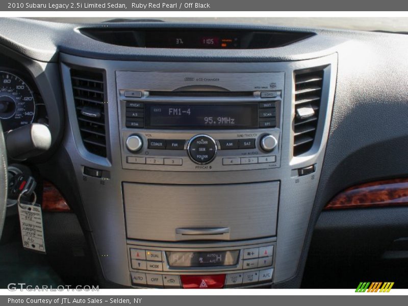 Ruby Red Pearl / Off Black 2010 Subaru Legacy 2.5i Limited Sedan