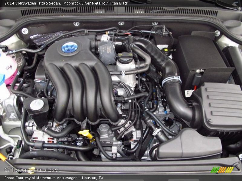 Moonrock Silver Metallic / Titan Black 2014 Volkswagen Jetta S Sedan