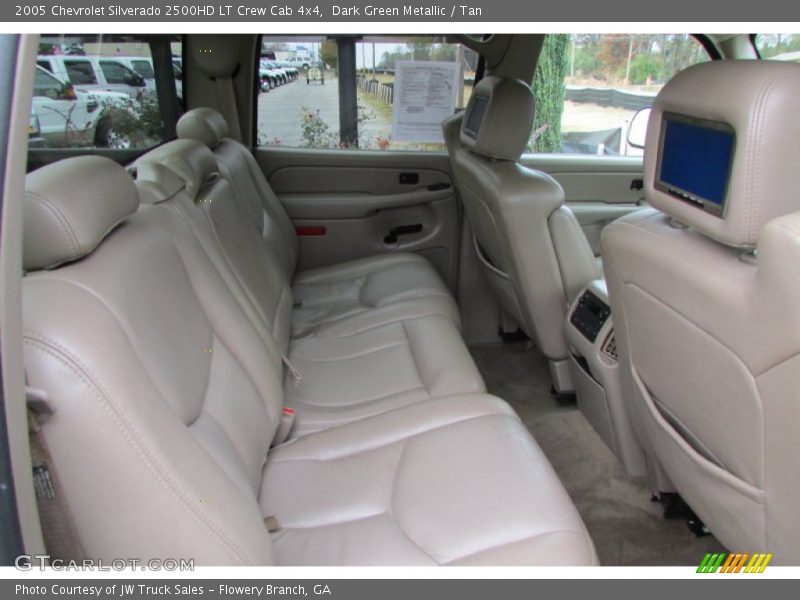 Dark Green Metallic / Tan 2005 Chevrolet Silverado 2500HD LT Crew Cab 4x4