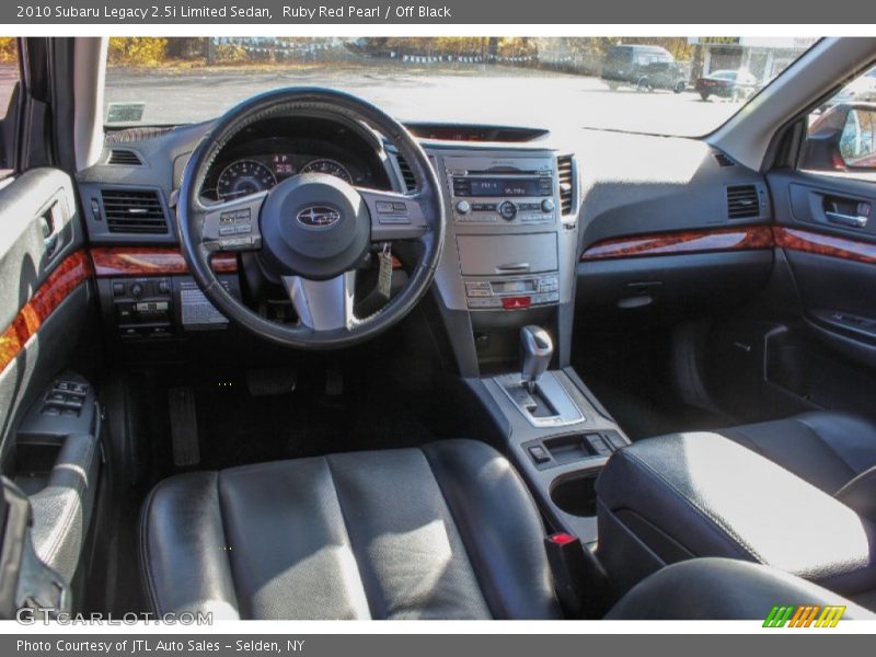 Ruby Red Pearl / Off Black 2010 Subaru Legacy 2.5i Limited Sedan