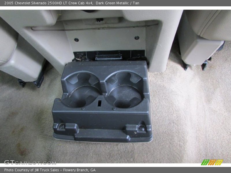 Dark Green Metallic / Tan 2005 Chevrolet Silverado 2500HD LT Crew Cab 4x4
