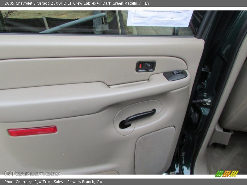 Dark Green Metallic / Tan 2005 Chevrolet Silverado 2500HD LT Crew Cab 4x4