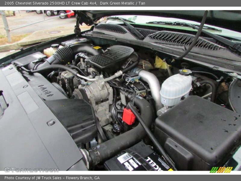 Dark Green Metallic / Tan 2005 Chevrolet Silverado 2500HD LT Crew Cab 4x4