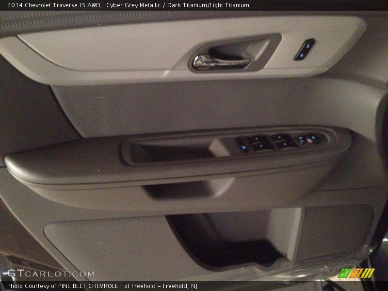 Cyber Grey Metallic / Dark Titanium/Light Titanium 2014 Chevrolet Traverse LS AWD