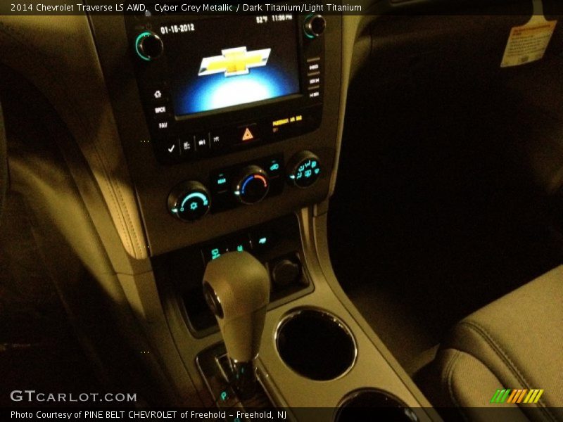Cyber Grey Metallic / Dark Titanium/Light Titanium 2014 Chevrolet Traverse LS AWD