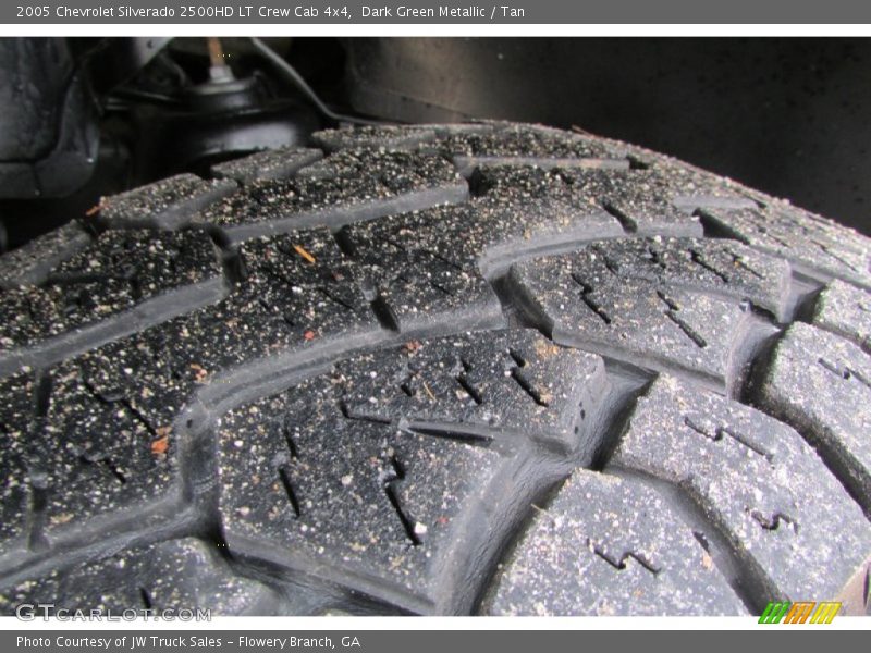 Dark Green Metallic / Tan 2005 Chevrolet Silverado 2500HD LT Crew Cab 4x4