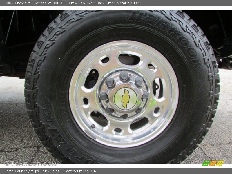 Dark Green Metallic / Tan 2005 Chevrolet Silverado 2500HD LT Crew Cab 4x4