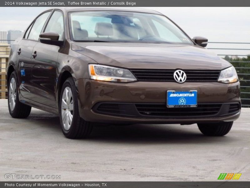 Toffee Brown Metallic / Cornsilk Beige 2014 Volkswagen Jetta SE Sedan