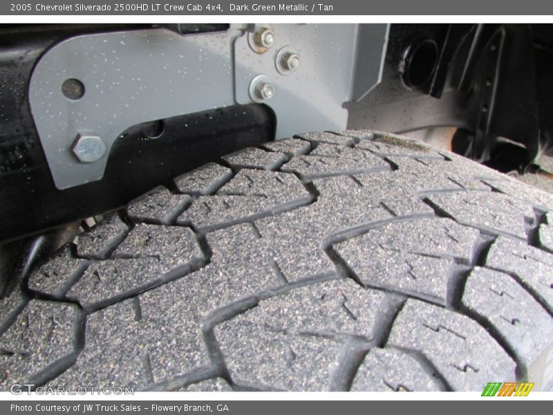 Dark Green Metallic / Tan 2005 Chevrolet Silverado 2500HD LT Crew Cab 4x4
