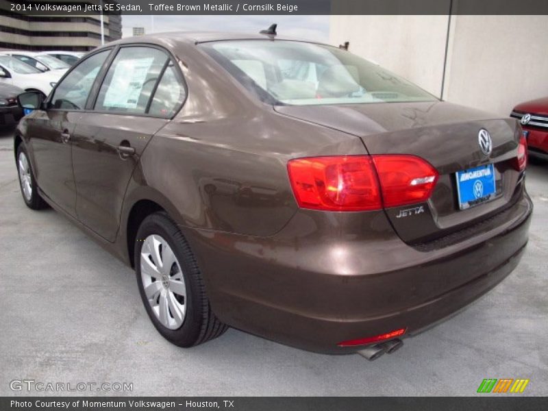 Toffee Brown Metallic / Cornsilk Beige 2014 Volkswagen Jetta SE Sedan
