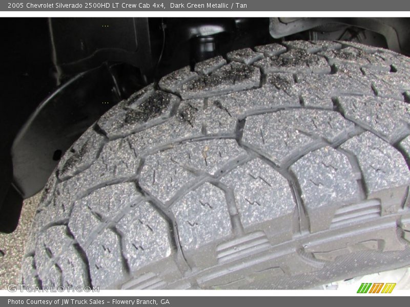 Dark Green Metallic / Tan 2005 Chevrolet Silverado 2500HD LT Crew Cab 4x4