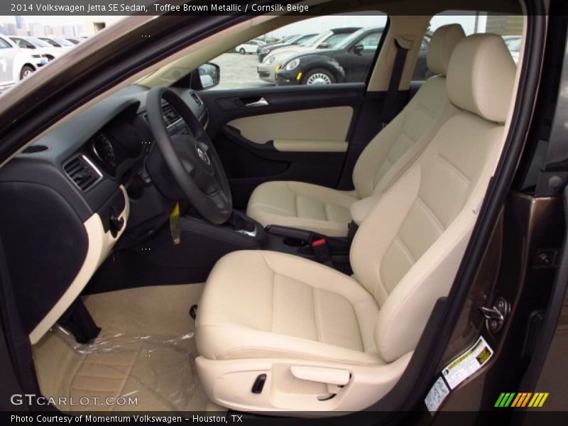 Toffee Brown Metallic / Cornsilk Beige 2014 Volkswagen Jetta SE Sedan