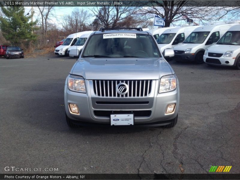 Ingot Silver Metallic / Black 2011 Mercury Mariner Premier V6 AWD