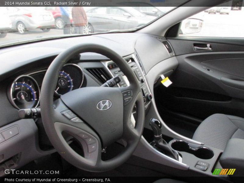 Radiant Silver / Gray 2014 Hyundai Sonata GLS