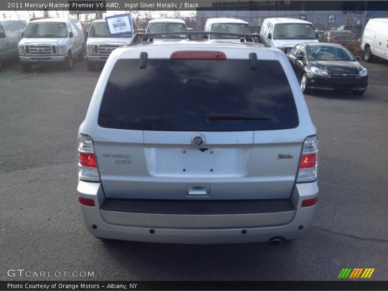 Ingot Silver Metallic / Black 2011 Mercury Mariner Premier V6 AWD