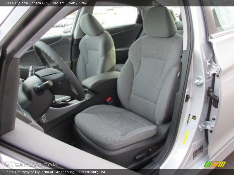 Radiant Silver / Gray 2014 Hyundai Sonata GLS