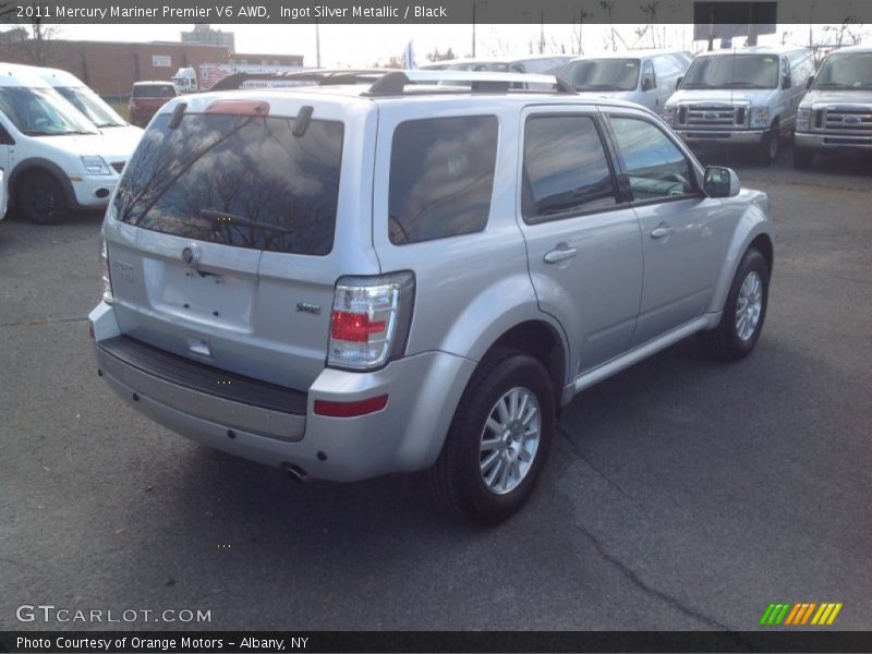 Ingot Silver Metallic / Black 2011 Mercury Mariner Premier V6 AWD