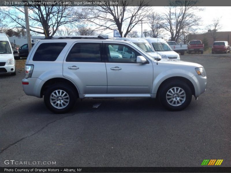 Ingot Silver Metallic / Black 2011 Mercury Mariner Premier V6 AWD