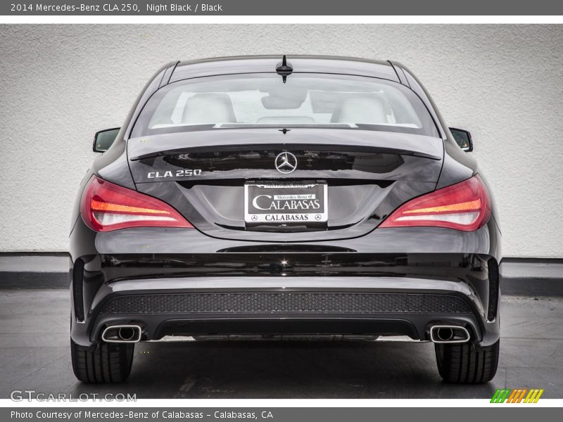 Night Black / Black 2014 Mercedes-Benz CLA 250