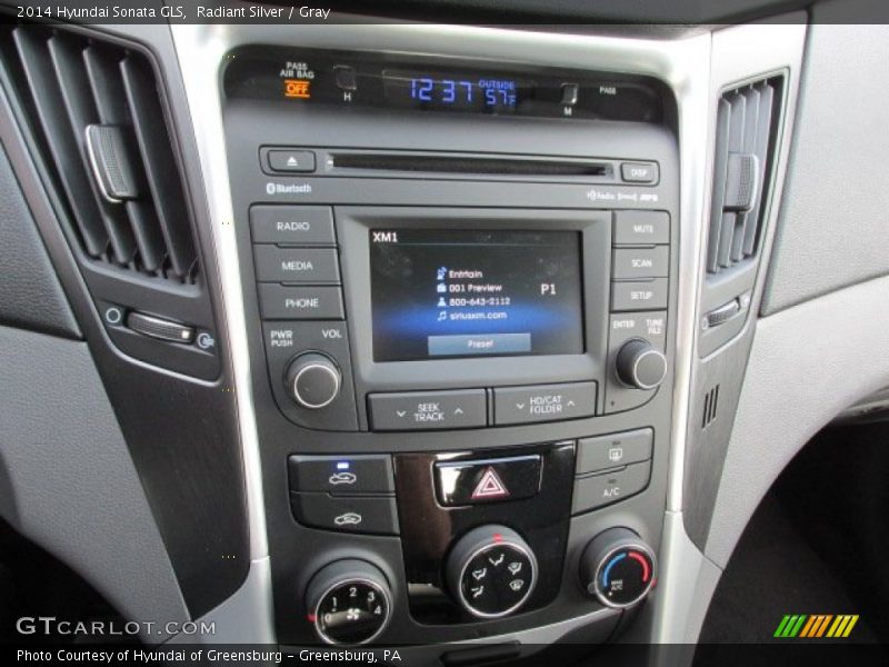 Radiant Silver / Gray 2014 Hyundai Sonata GLS