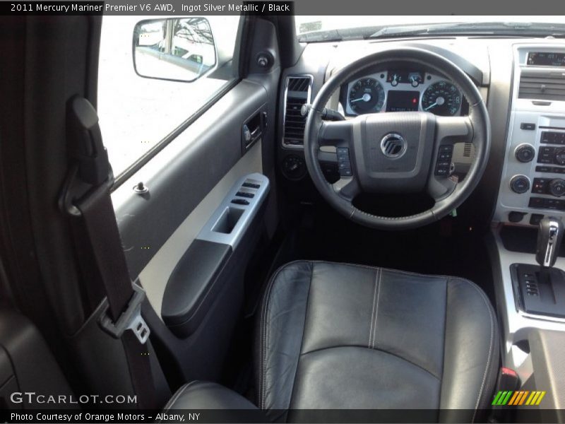 Ingot Silver Metallic / Black 2011 Mercury Mariner Premier V6 AWD