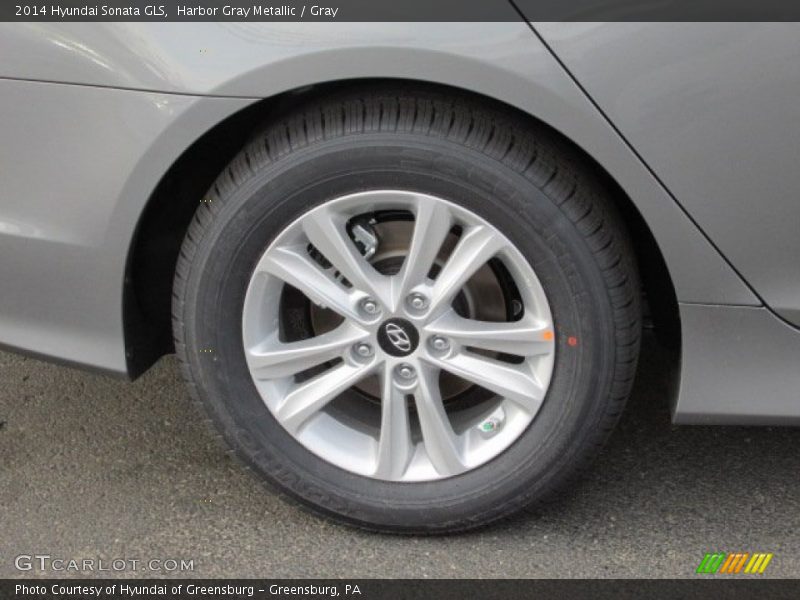 Harbor Gray Metallic / Gray 2014 Hyundai Sonata GLS