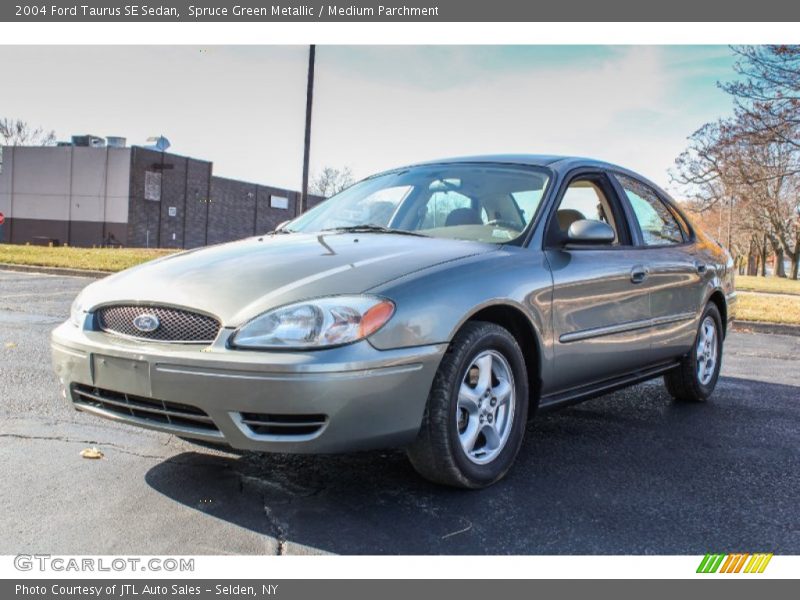 Spruce Green Metallic / Medium Parchment 2004 Ford Taurus SE Sedan
