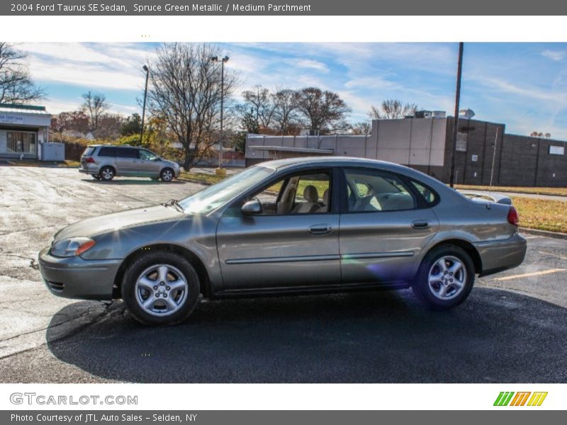 Spruce Green Metallic / Medium Parchment 2004 Ford Taurus SE Sedan