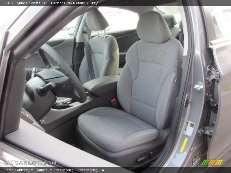 Harbor Gray Metallic / Gray 2014 Hyundai Sonata GLS
