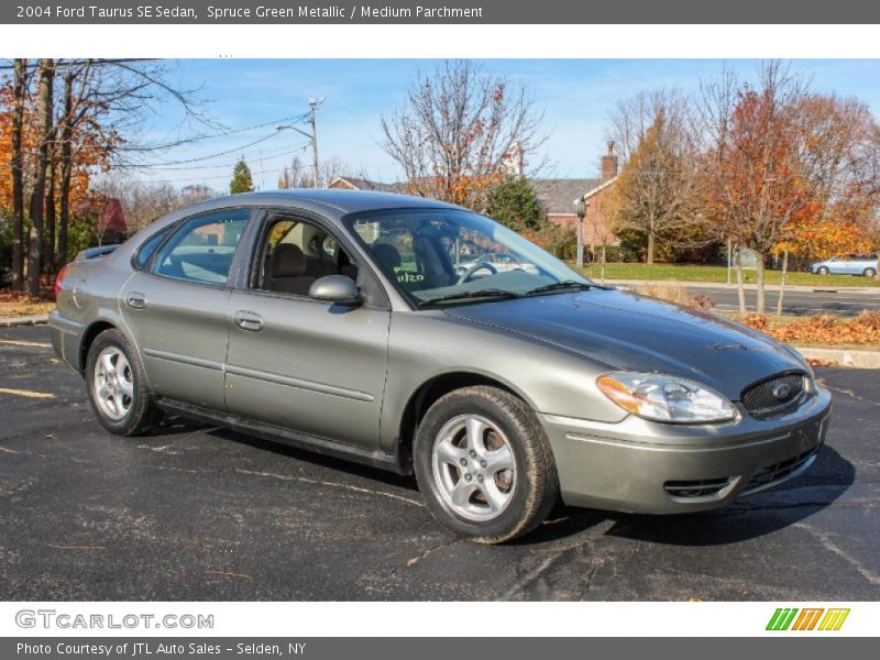 Spruce Green Metallic / Medium Parchment 2004 Ford Taurus SE Sedan