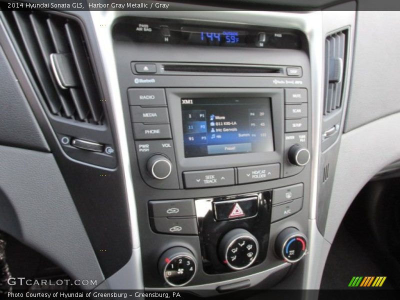 Harbor Gray Metallic / Gray 2014 Hyundai Sonata GLS