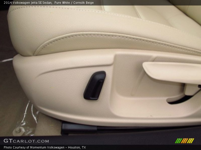 Pure White / Cornsilk Beige 2014 Volkswagen Jetta SE Sedan