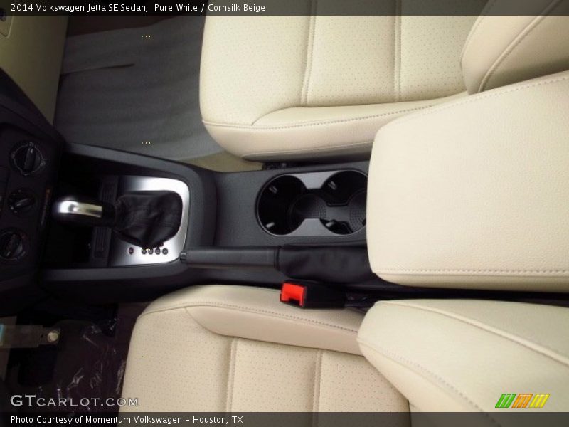 Pure White / Cornsilk Beige 2014 Volkswagen Jetta SE Sedan