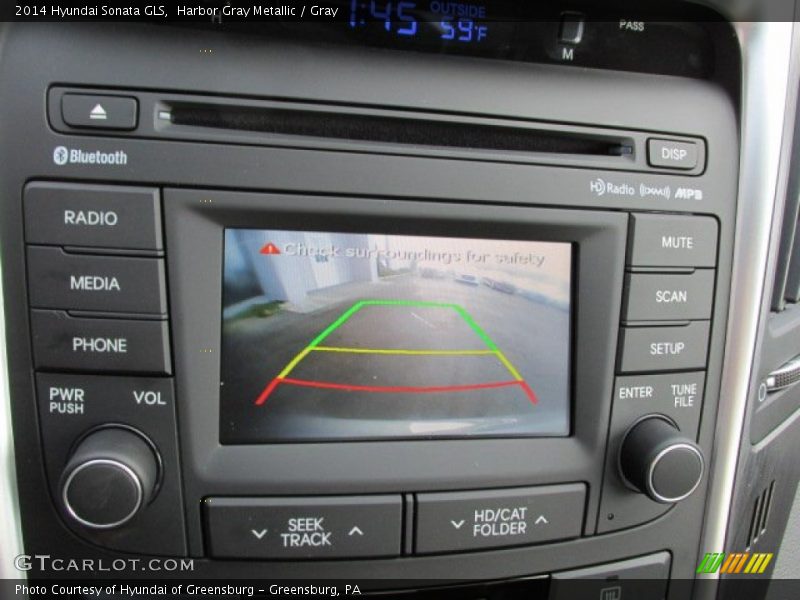 Harbor Gray Metallic / Gray 2014 Hyundai Sonata GLS