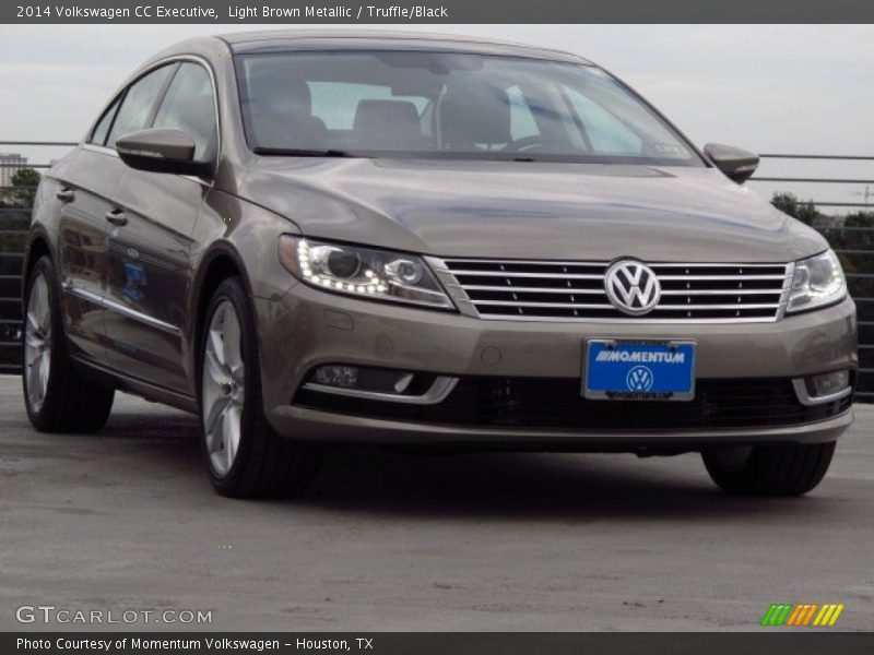 Light Brown Metallic / Truffle/Black 2014 Volkswagen CC Executive