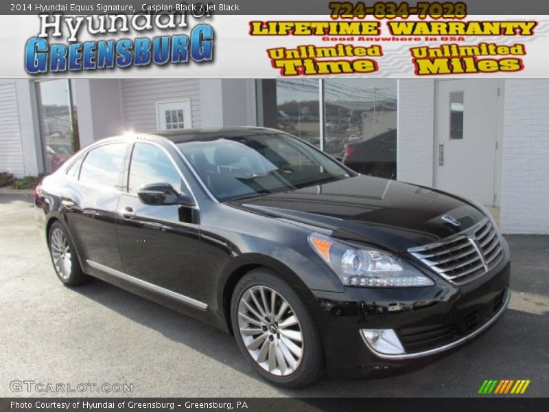 Caspian Black / Jet Black 2014 Hyundai Equus Signature