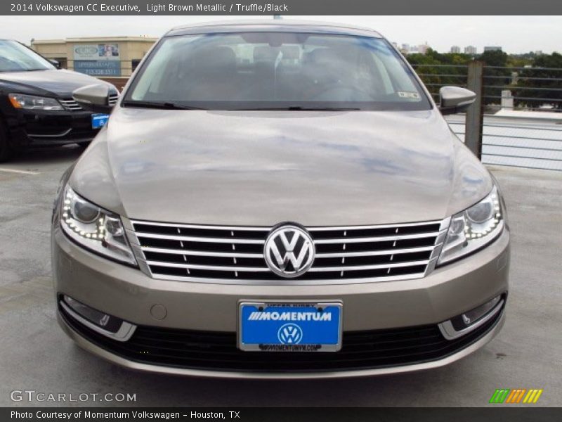 Light Brown Metallic / Truffle/Black 2014 Volkswagen CC Executive