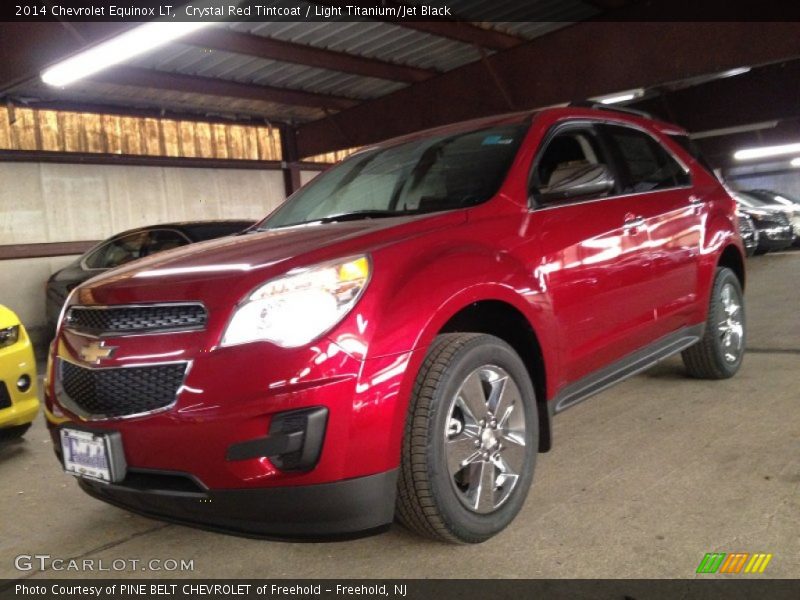Crystal Red Tintcoat / Light Titanium/Jet Black 2014 Chevrolet Equinox LT