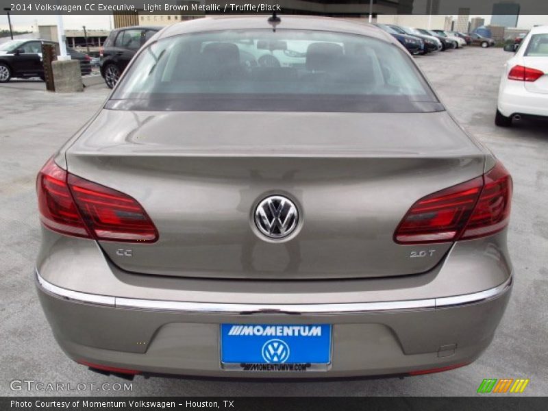 Light Brown Metallic / Truffle/Black 2014 Volkswagen CC Executive