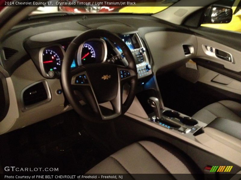 Crystal Red Tintcoat / Light Titanium/Jet Black 2014 Chevrolet Equinox LT