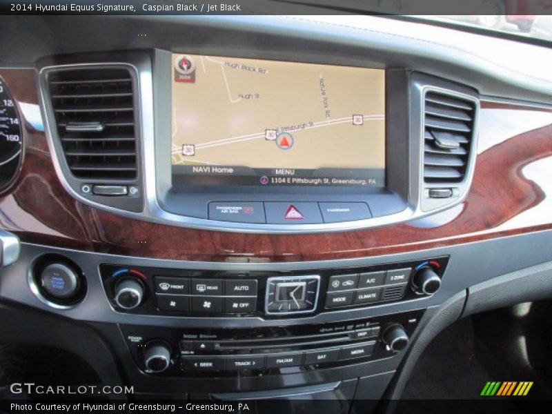 Caspian Black / Jet Black 2014 Hyundai Equus Signature